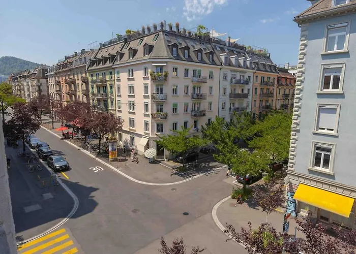 Downtown Deluxe With Queen Bed Be-35 Apartman Zürich